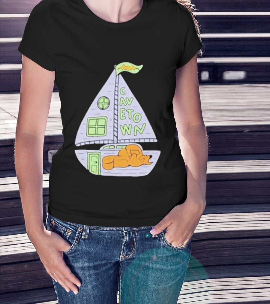 Cavetown Running With Scissors 2026 USA Tour Sail Boat T-Shirt