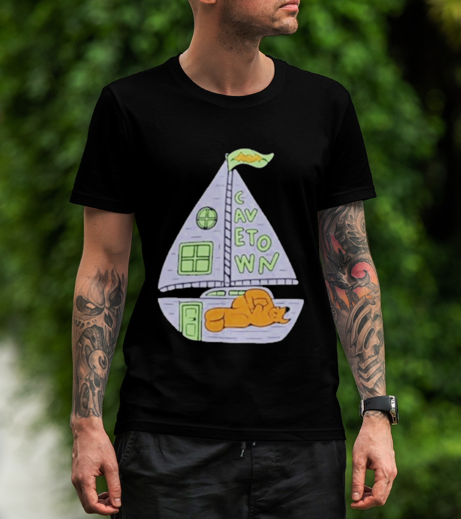 Cavetown Running With Scissors 2026 USA Tour Sail Boat T-Shirt