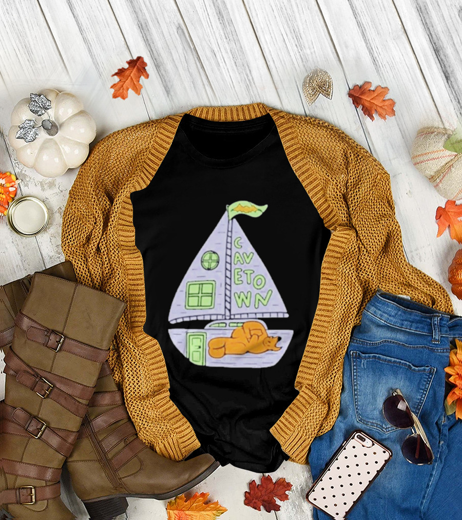 Cavetown Running With Scissors 2026 USA Tour Sail Boat T-Shirt