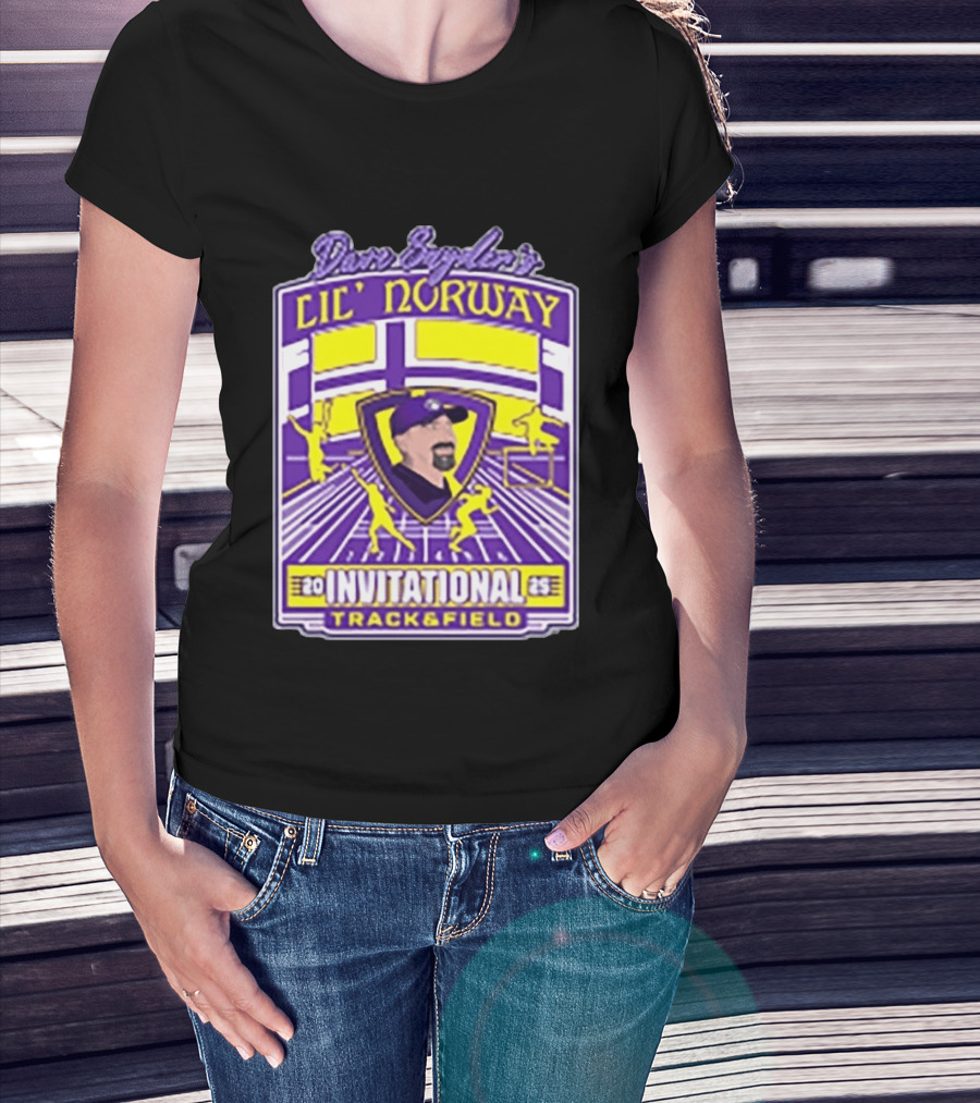 Dave Snyder's Lil Norway Invitational 2025 Track & Field T-Shirt
