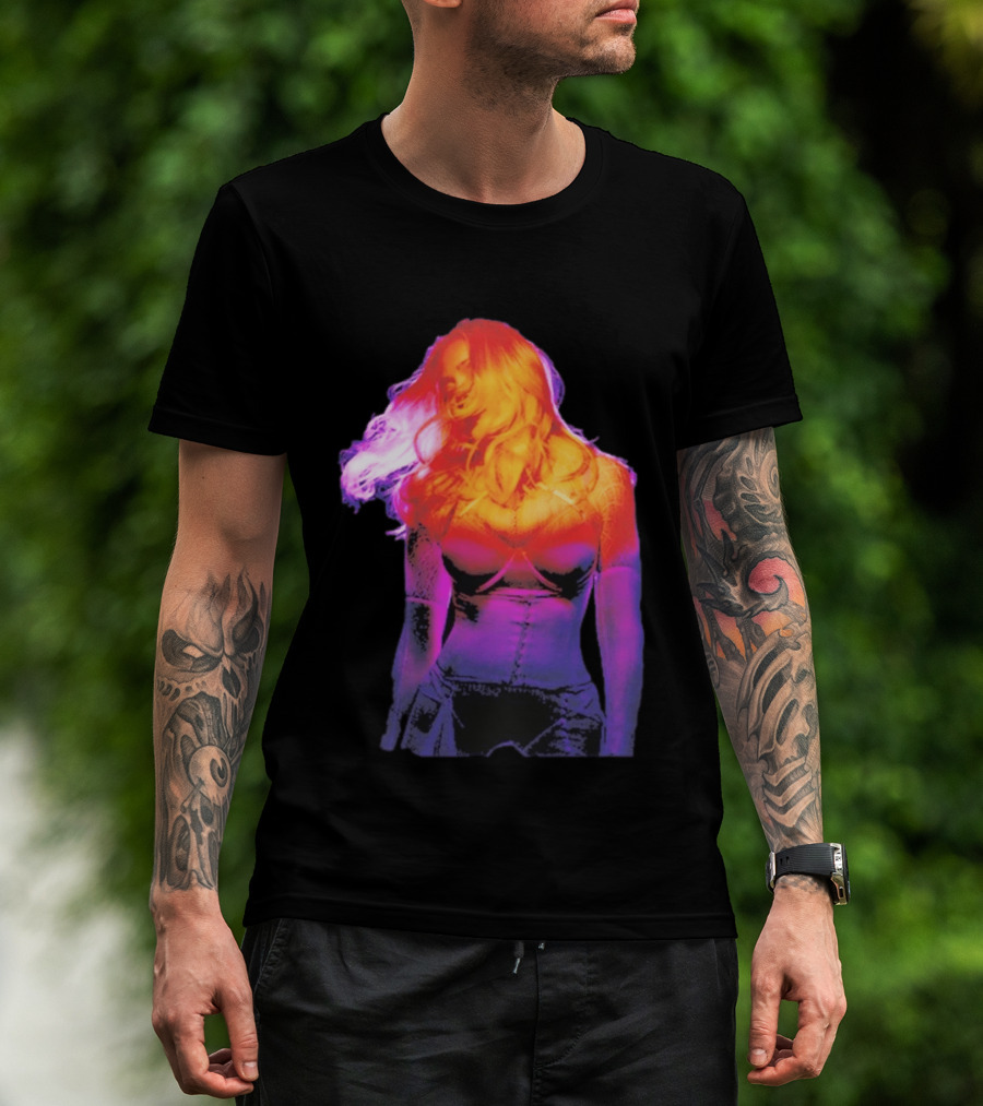 Madonna My Sins Are My Savior Neon Effect T-Shirt