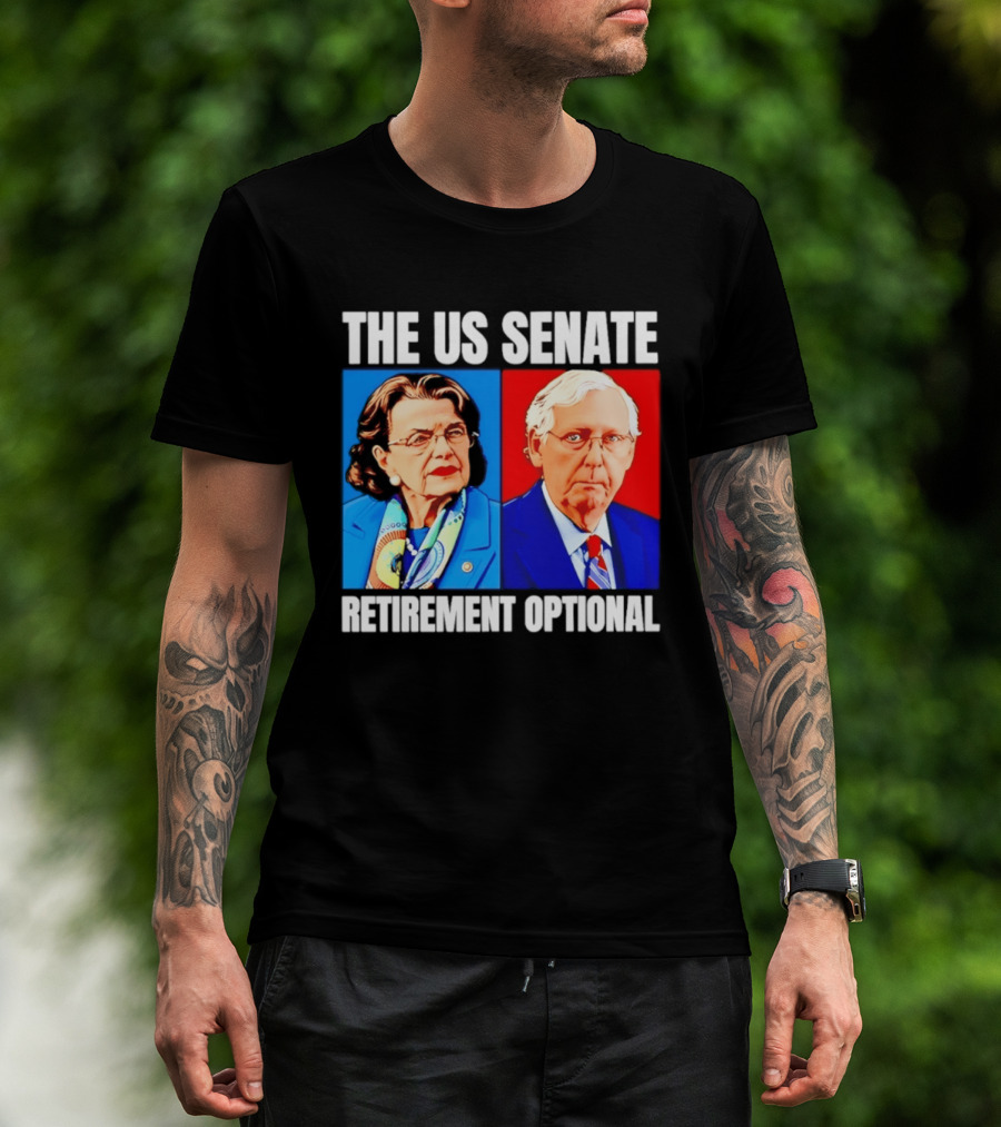 Dianne Feinstein Mitch McConnell The US Senate Retirement Optional T-Shirt