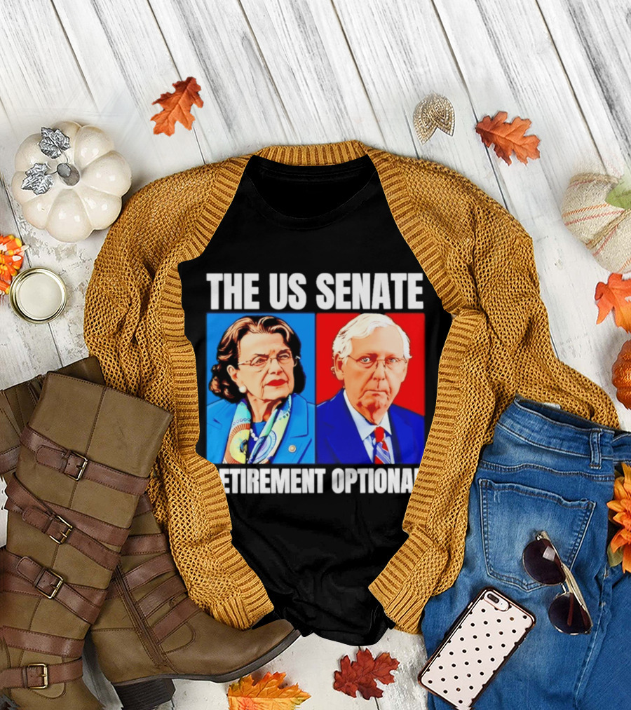 Dianne Feinstein Mitch McConnell The US Senate Retirement Optional T-Shirt