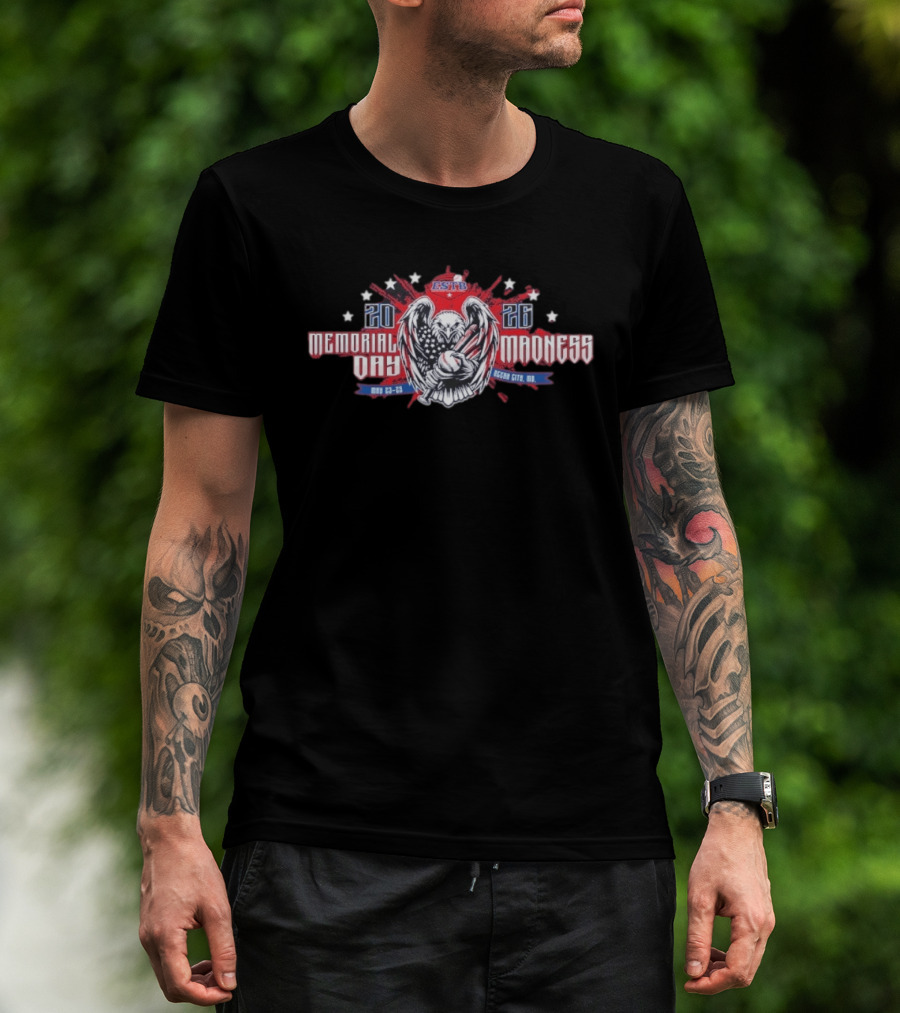 ESTB Memorial Day Madness 2026 Ocean City MD May 23 25 Eagle Basketball Stars T-Shirt