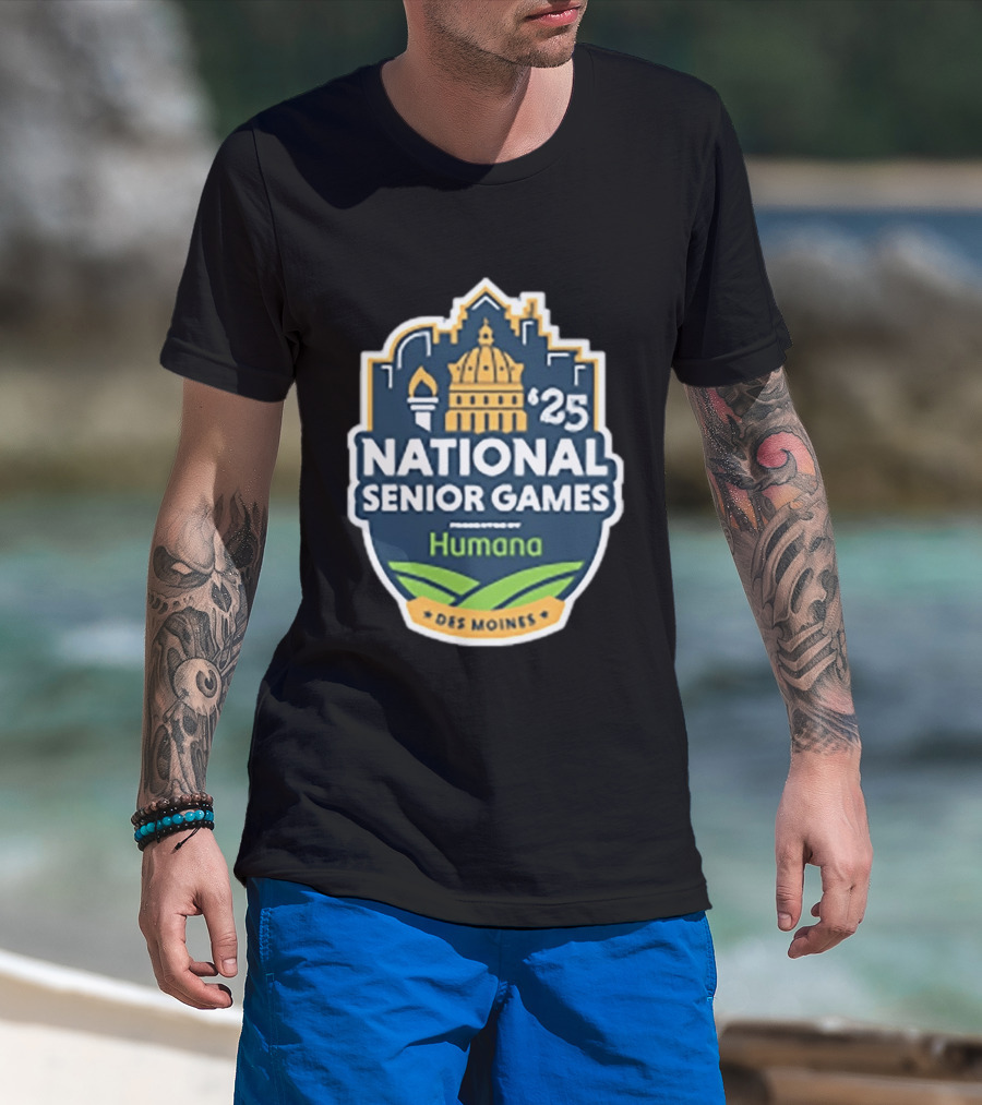 National Senior Games 2025 Presented By Humana Des Moines T-Shirt