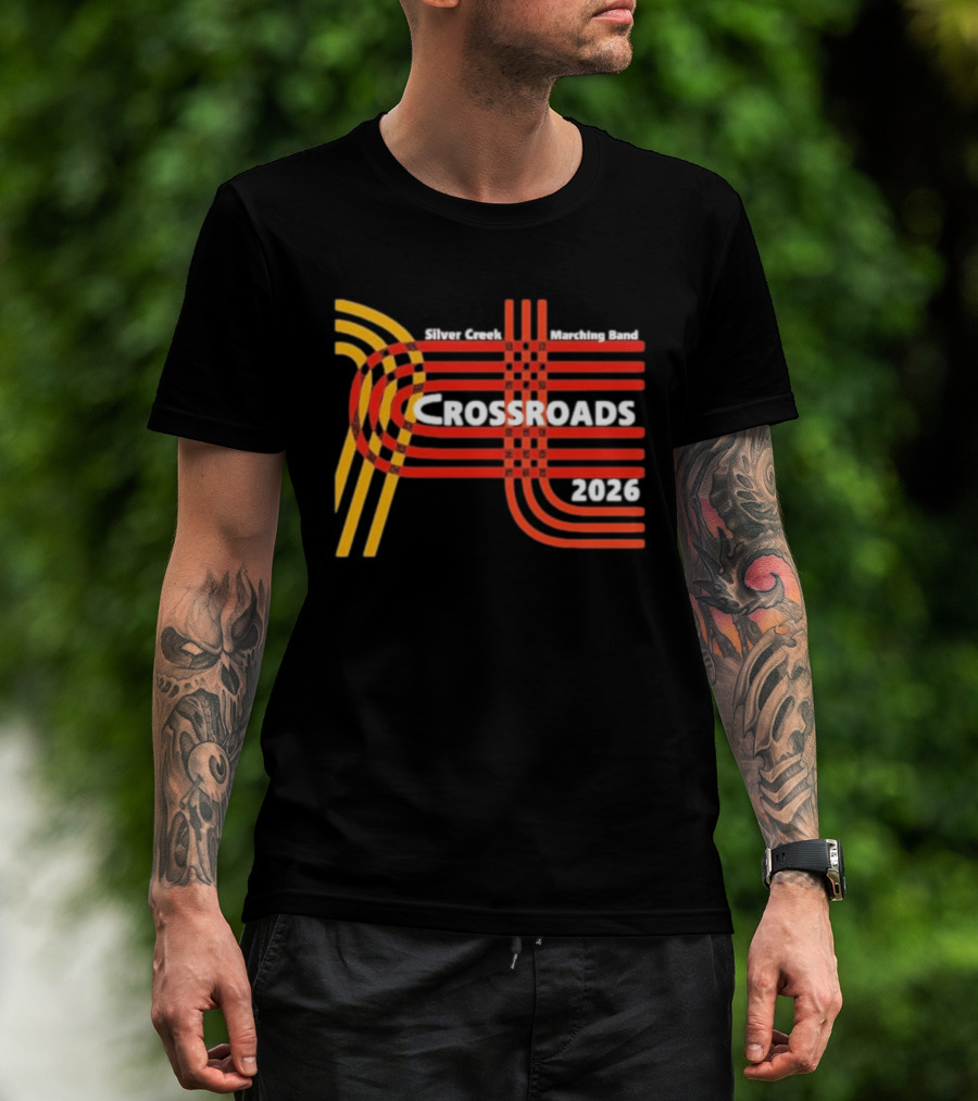 Silver Creek Marching Band Crossroads 2026 Intersection Pathway T-Shirt