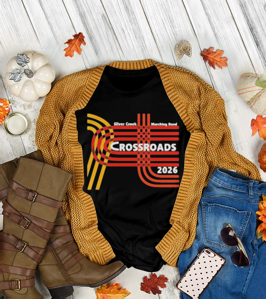 Silver Creek Marching Band Crossroads 2026 Intersection Pathway T-Shirt
