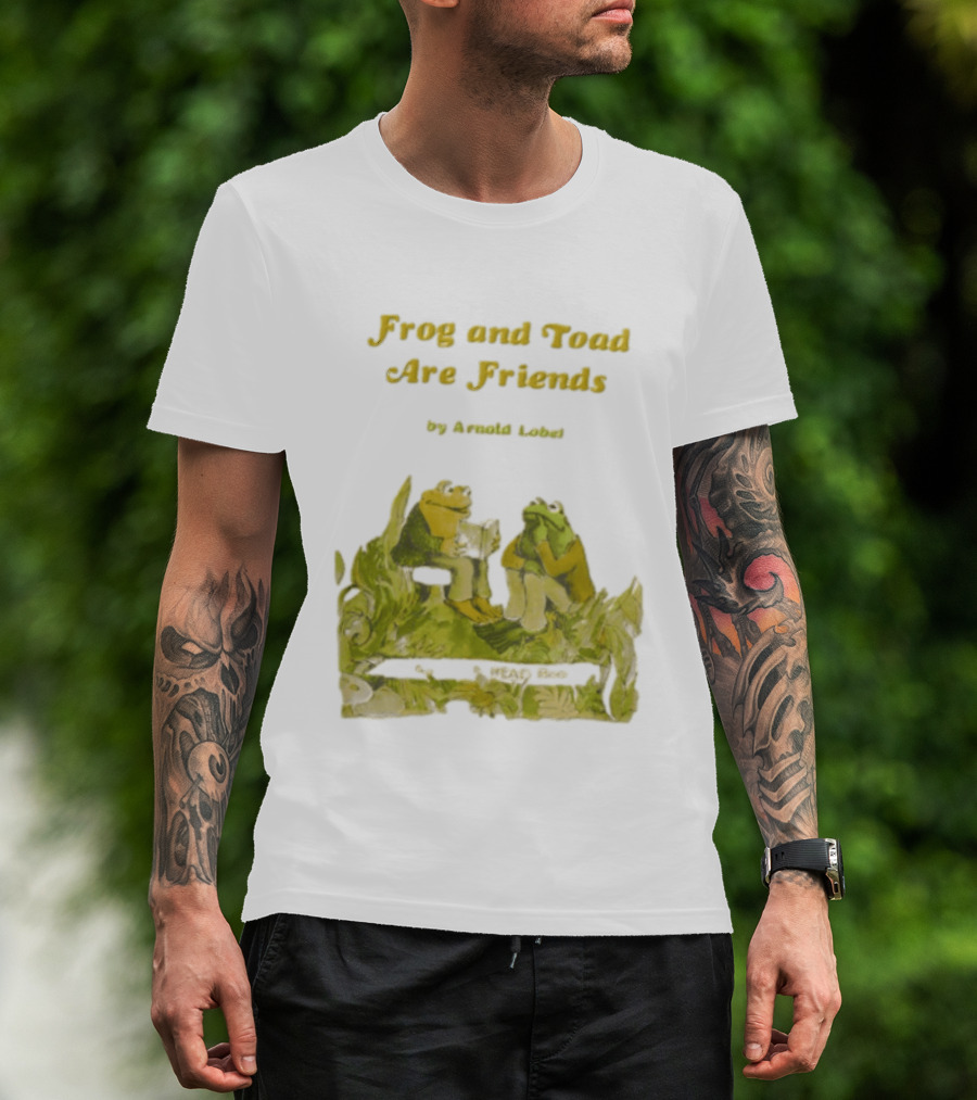 Frog And Toad Are Friends By Arnold Lobel Book Cover T-Shirt