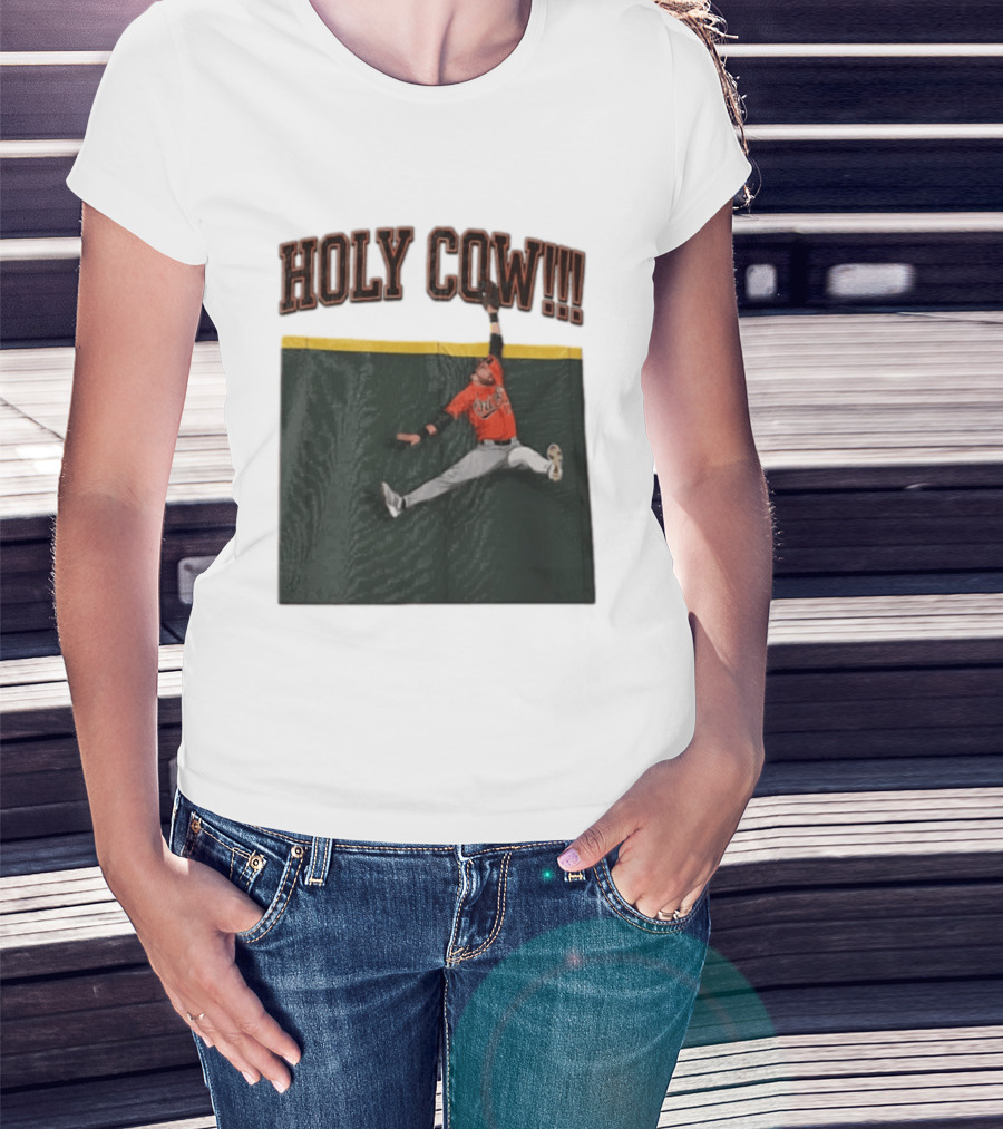 Holy Cow Colton Cowser Baltimore Orioles Catch 2026 T-Shirt