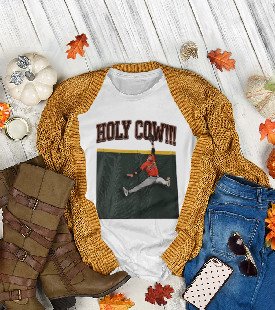 Holy Cow Colton Cowser Baltimore Orioles Catch 2026 T-Shirt
