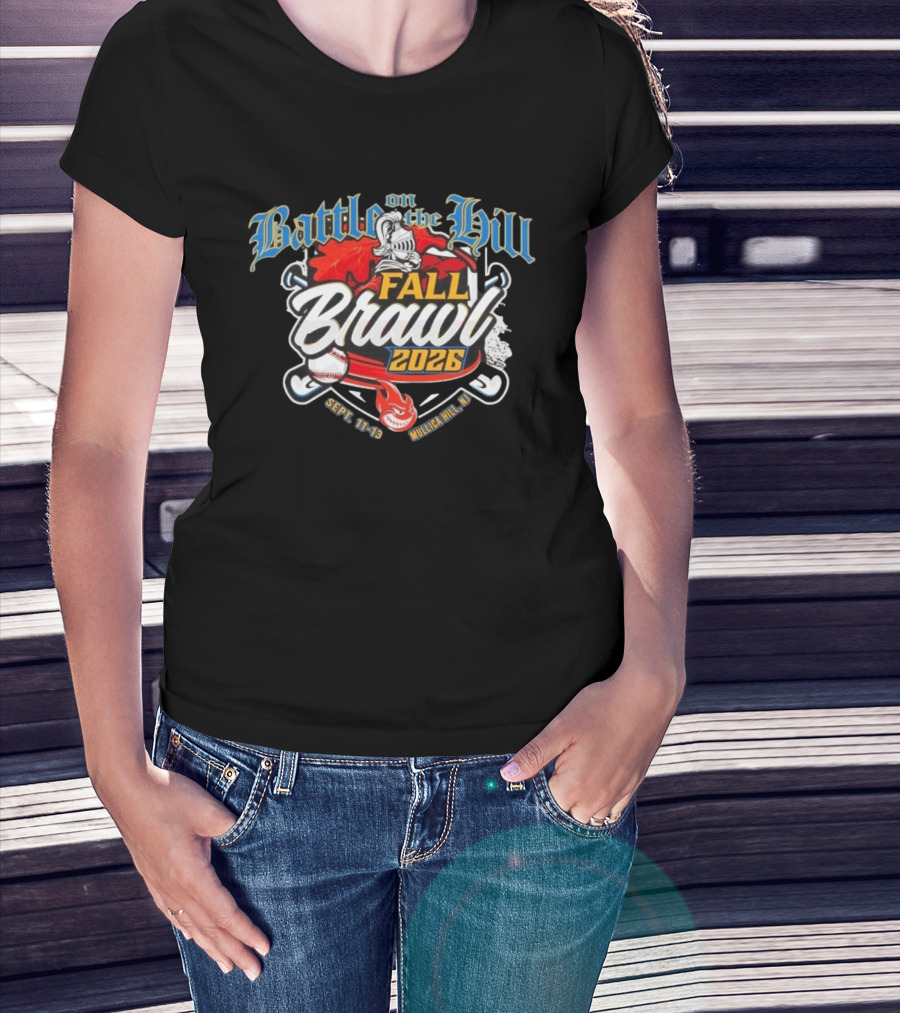 Battle On The Hill Fall Brawl 2026 Tournament Mullica Hill Sept 11 13 T-Shirt
