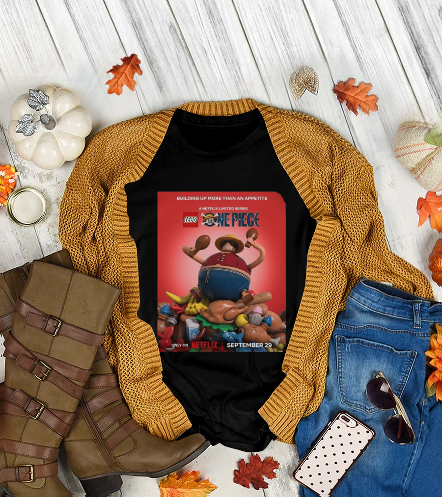 LEGO One Piece Building Up More Than An Appetite A Netflix Limited Series September 29 T-Shirt
