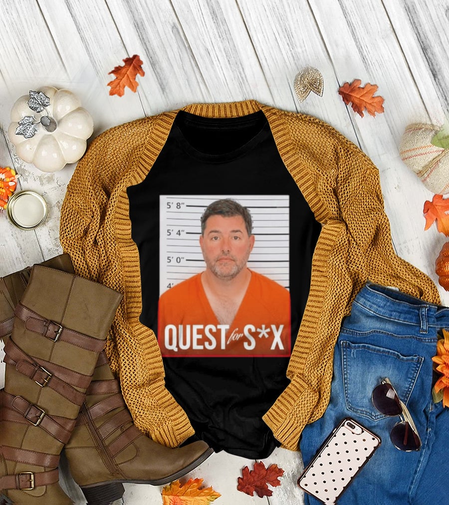 Quest For SX Shot Funny Prison Lineup T-Shirt