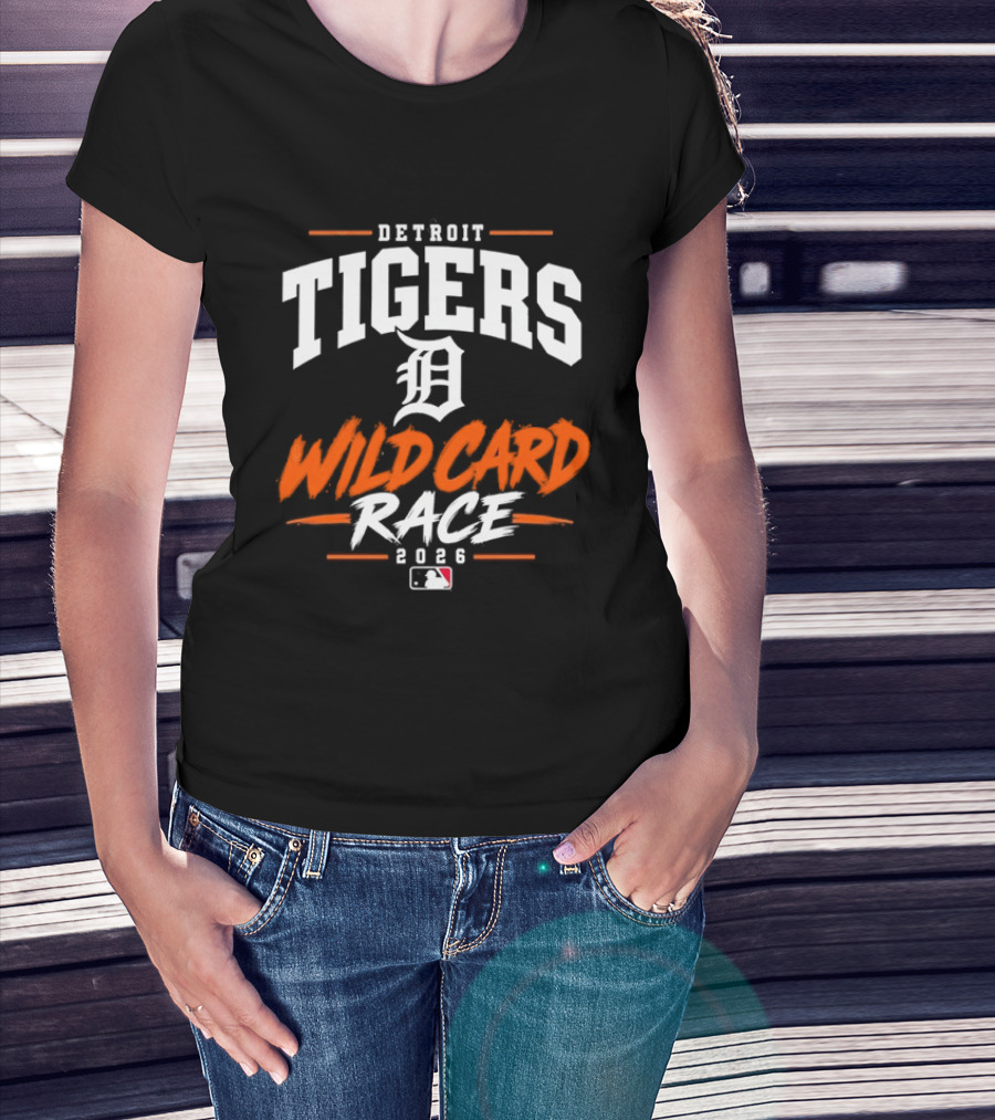 Detroit Tigers Wild Card Race 2026 MLB T-Shirt