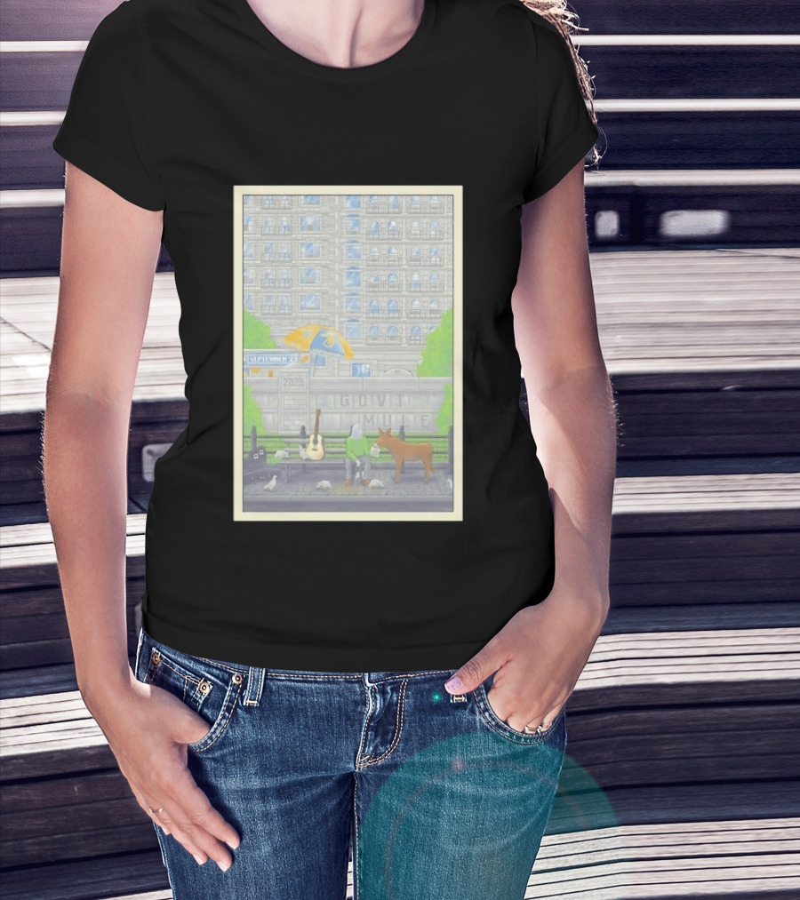 Govt Mule September 23 2026 New York City Concert Street Scene T-Shirt