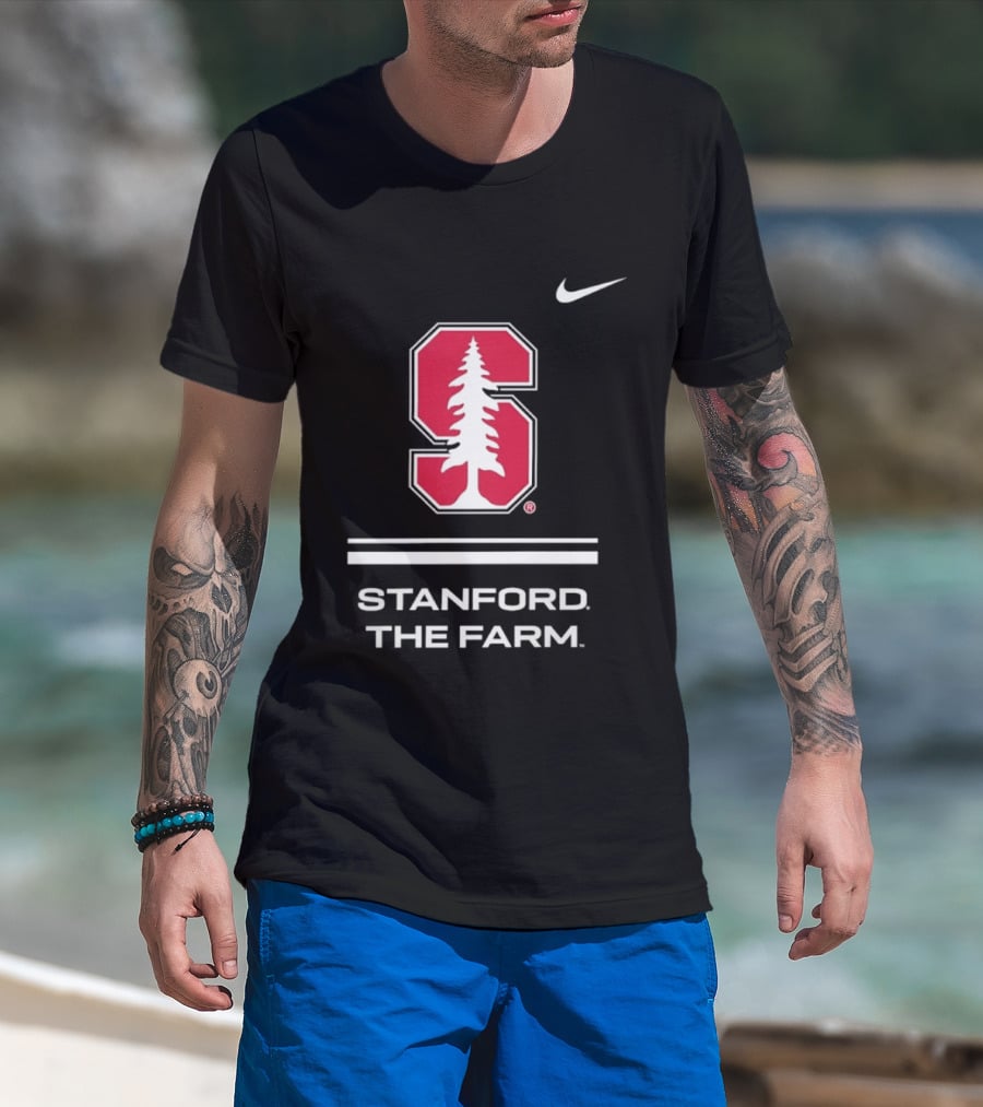 Nike Stanford The Farm Cardinal Tree Sports NCAA T-Shirt