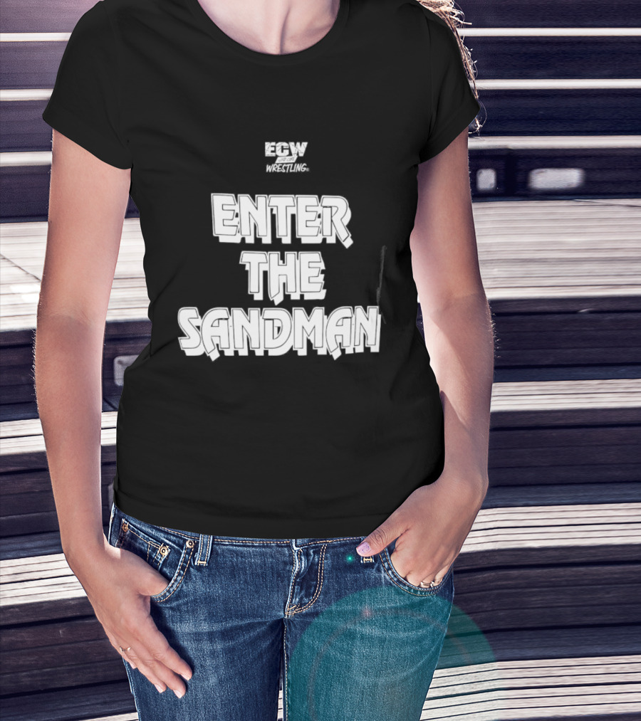 ECW Enter The Sandman Hardcore Wrestling T-Shirt