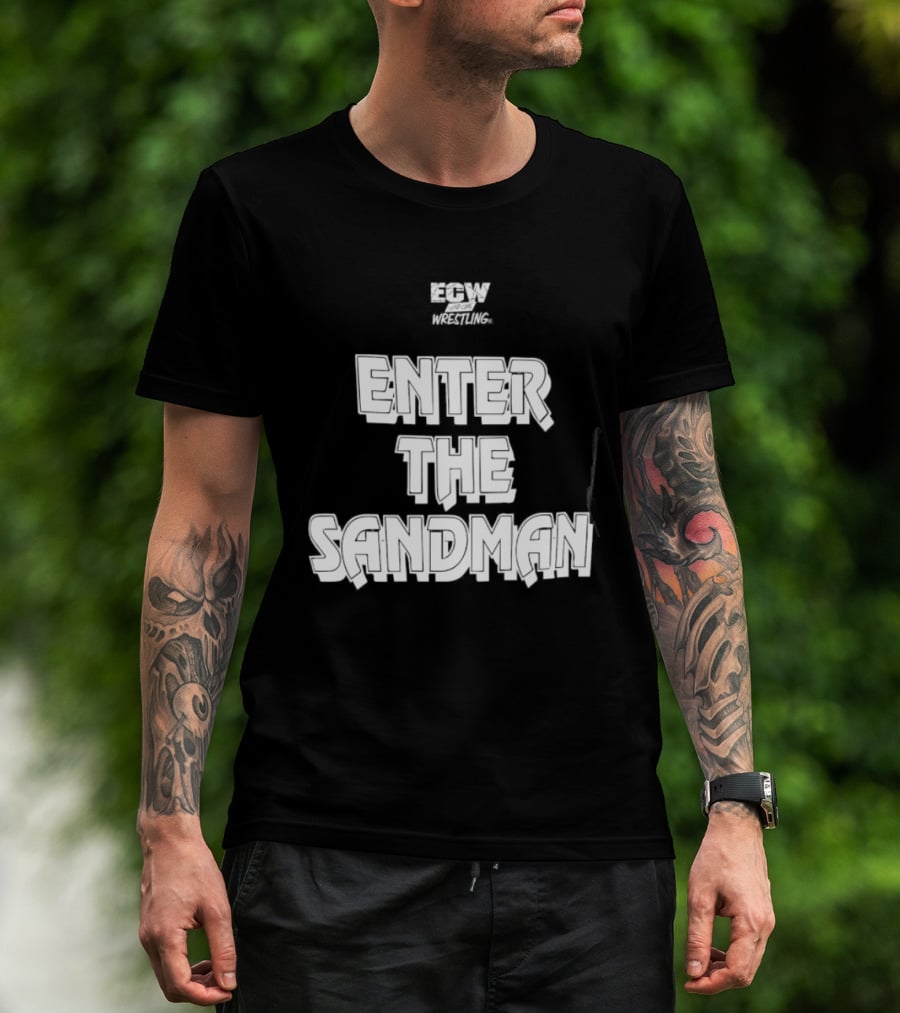 ECW Enter The Sandman Hardcore Wrestling T-Shirt