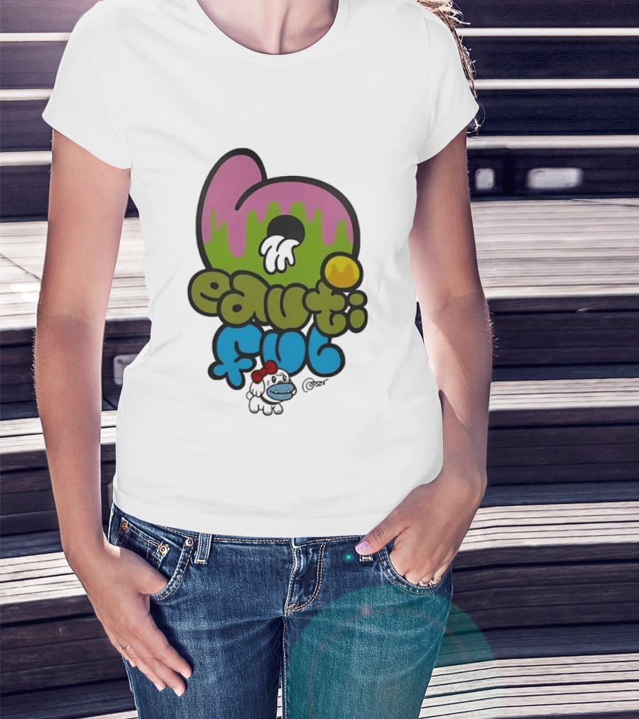Beautiful Graffiti Melting Popsicle Drip T-Shirt