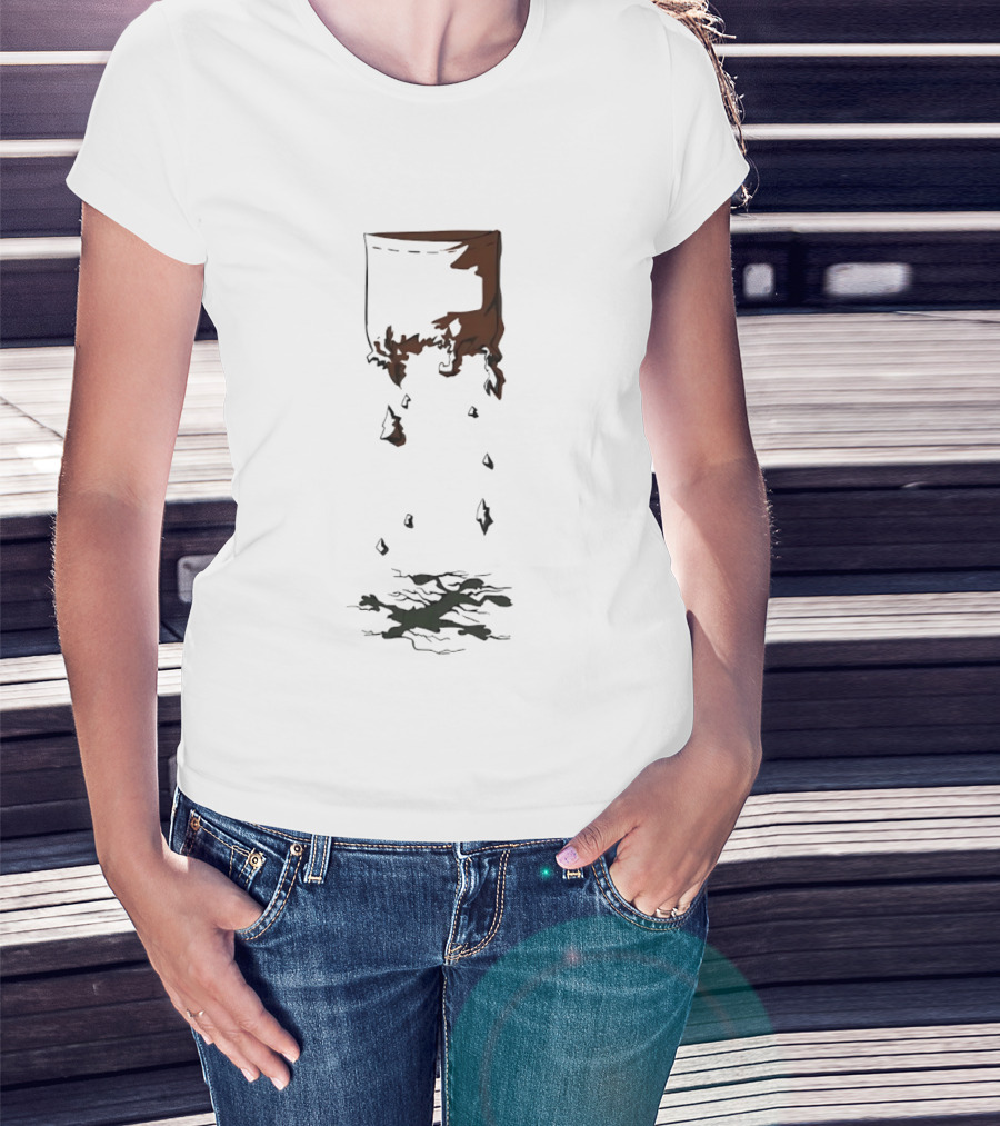 Calvin Falling From Pocket Parody Style Bill Watterson T-Shirt