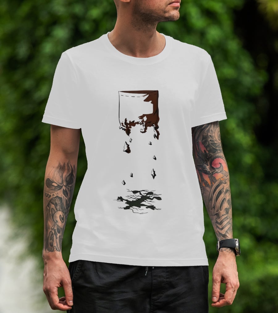 Calvin Falling From Pocket Parody Style Bill Watterson T-Shirt