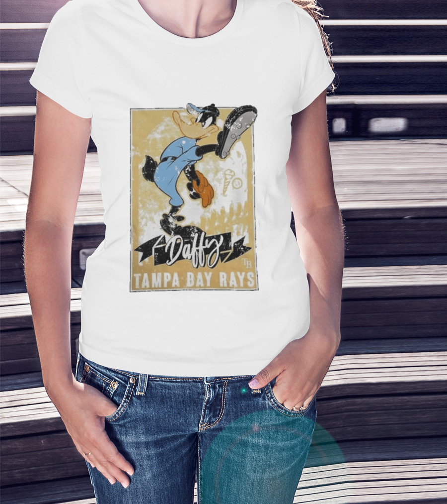 Daffy Duck Tampa Bay Rays Baseball TB T-Shirt
