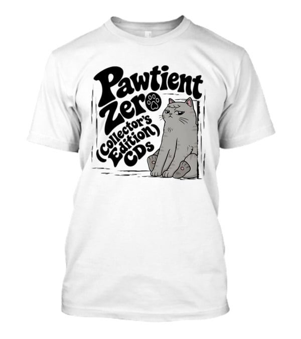 Pawtient Zero Collectors Edition CDs Cat T-Shirt