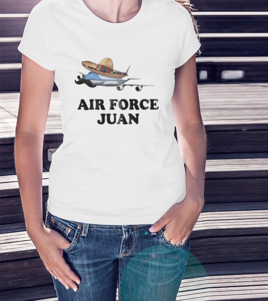 Phantoms Coby San Juan Airplane Sombrero Mustache Air Force Juan T-Shirt