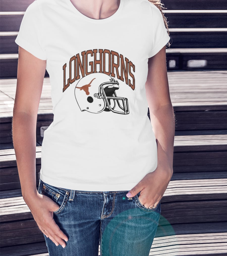 Texas Longhorns Football Helmet Longhorns T-Shirt
