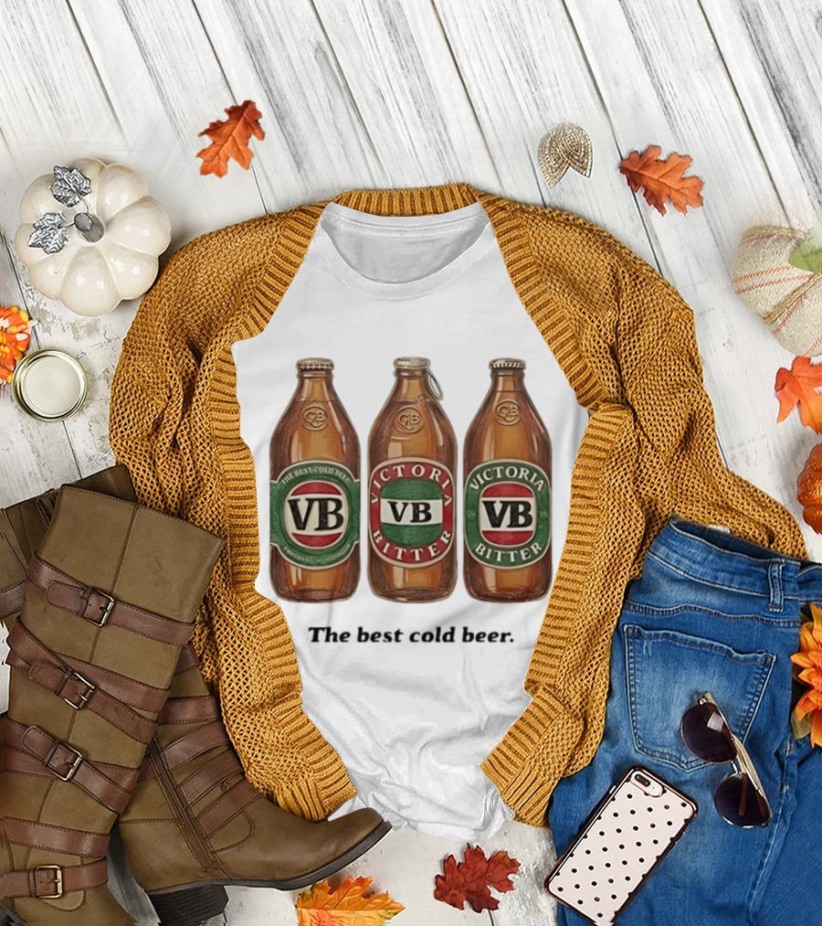 Victoria Bitter VB The Best Cold Beer Bottles T-Shirt