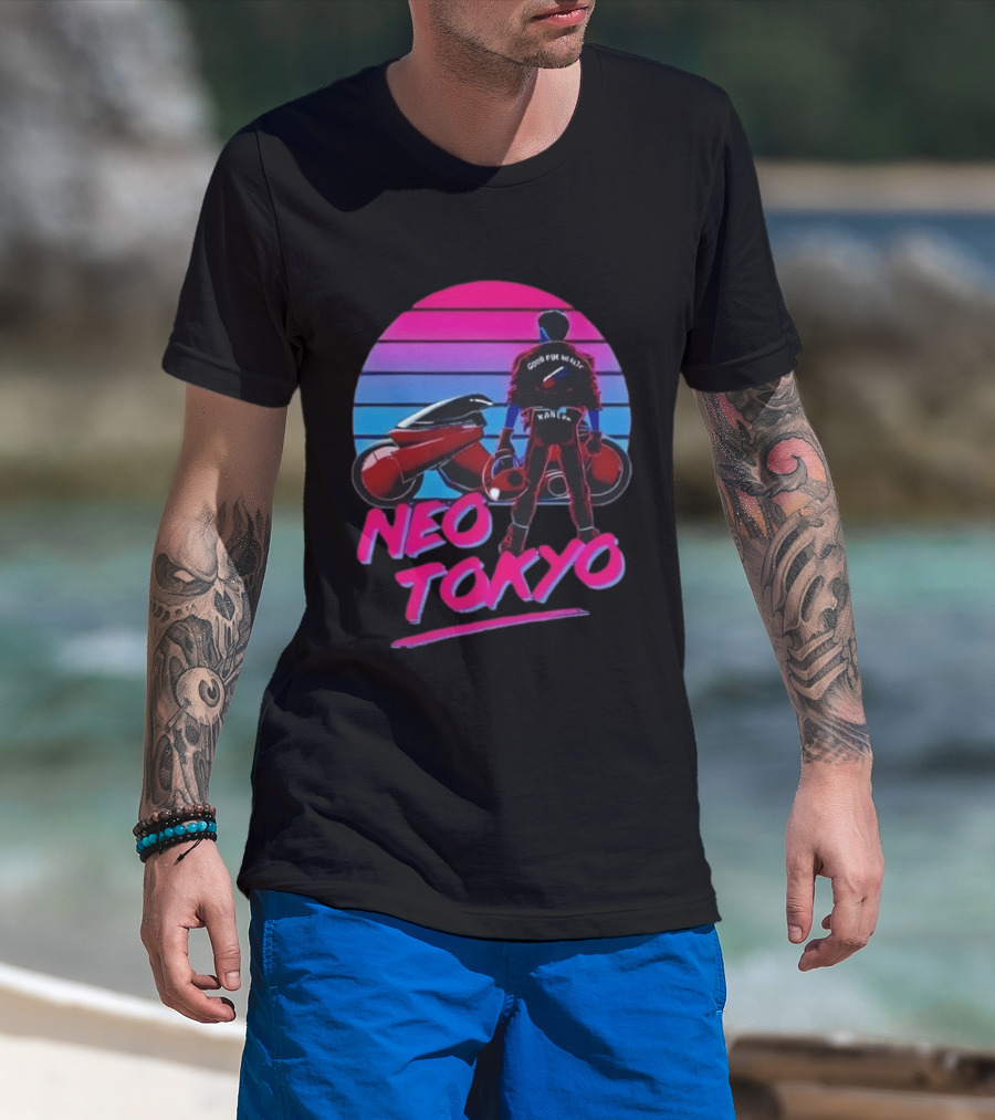Kaneda Neo Tokyo Good For Health Bad For Education T-Shirt