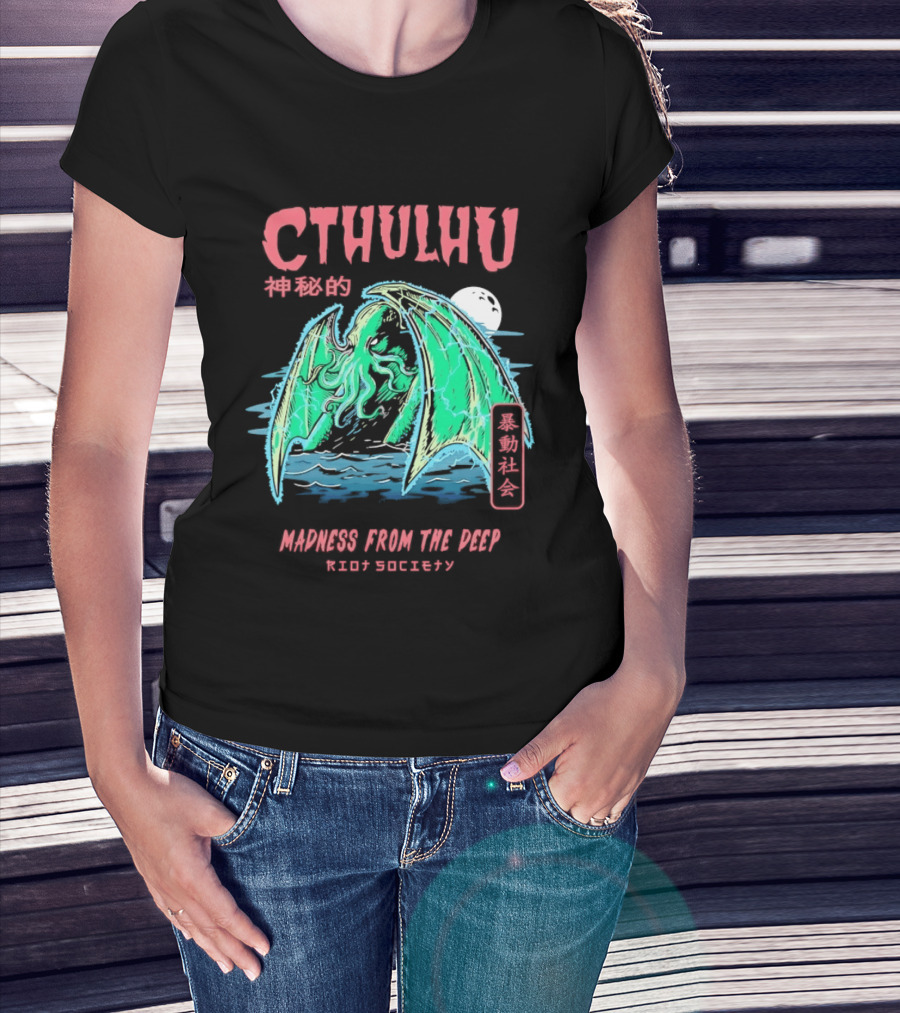 Cthulhu Madness From The Deep Riot Society T-Shirt