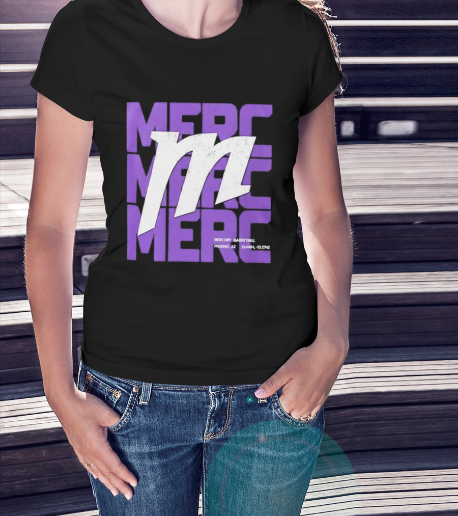 Phoenix Mercury X Factor MERC Basketball Team WNBA Arizona T-Shirt
