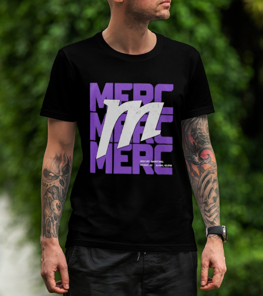 Phoenix Mercury X Factor MERC Basketball Team WNBA Arizona T-Shirt