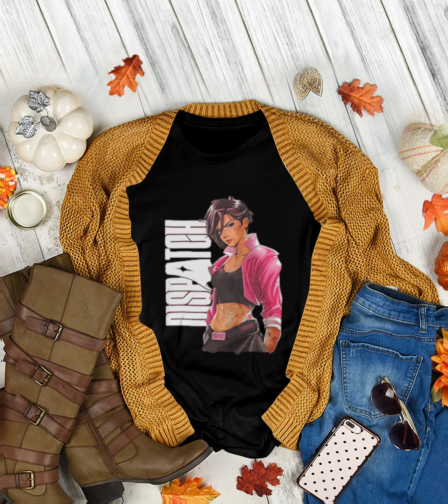 Dispatch Anime Girl Urban Style Two Sided T-Shirt
