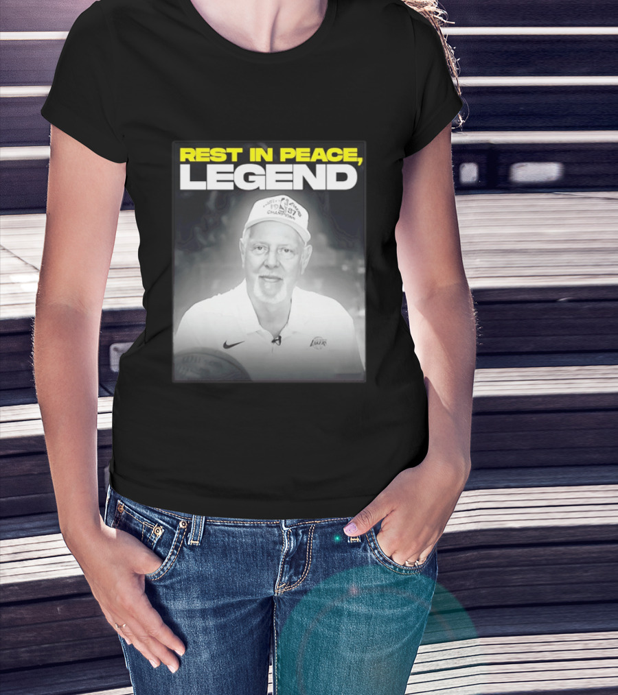 Rest In Peace Legend 1959 Champions Voice Of The Los Angeles Lakers T-Shirt