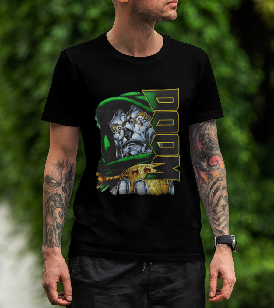 Doctor Doom Marvel Comics DOOM Villain 2 Sided T-Shirt