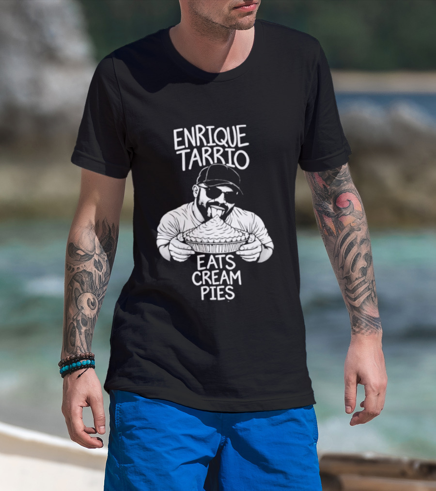 Enrique Tarrio Eats Cream Pies Satire T-Shirt