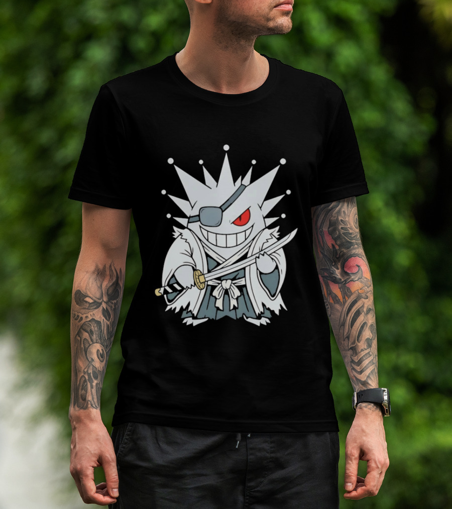 Gengar Samurai Warrior Katana Pokémon Ninja T-Shirt