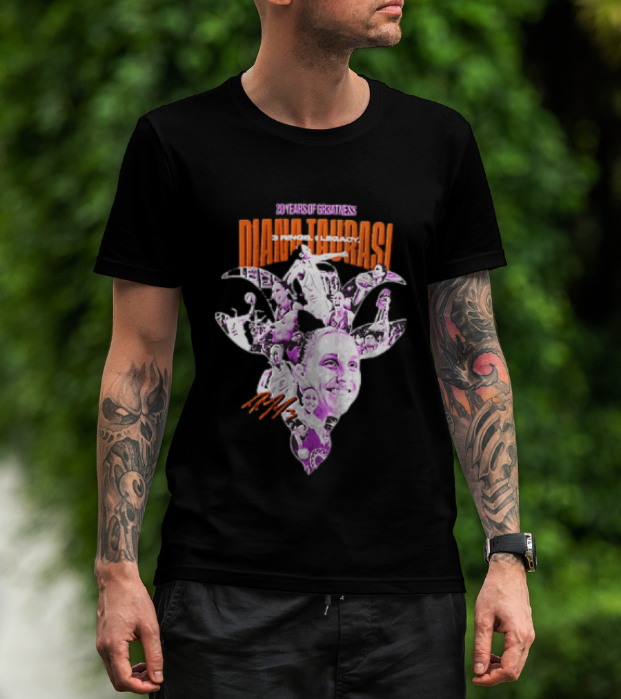 20 Years Of Greatness Diana Taurasi 3 Rings Legacy T-Shirt