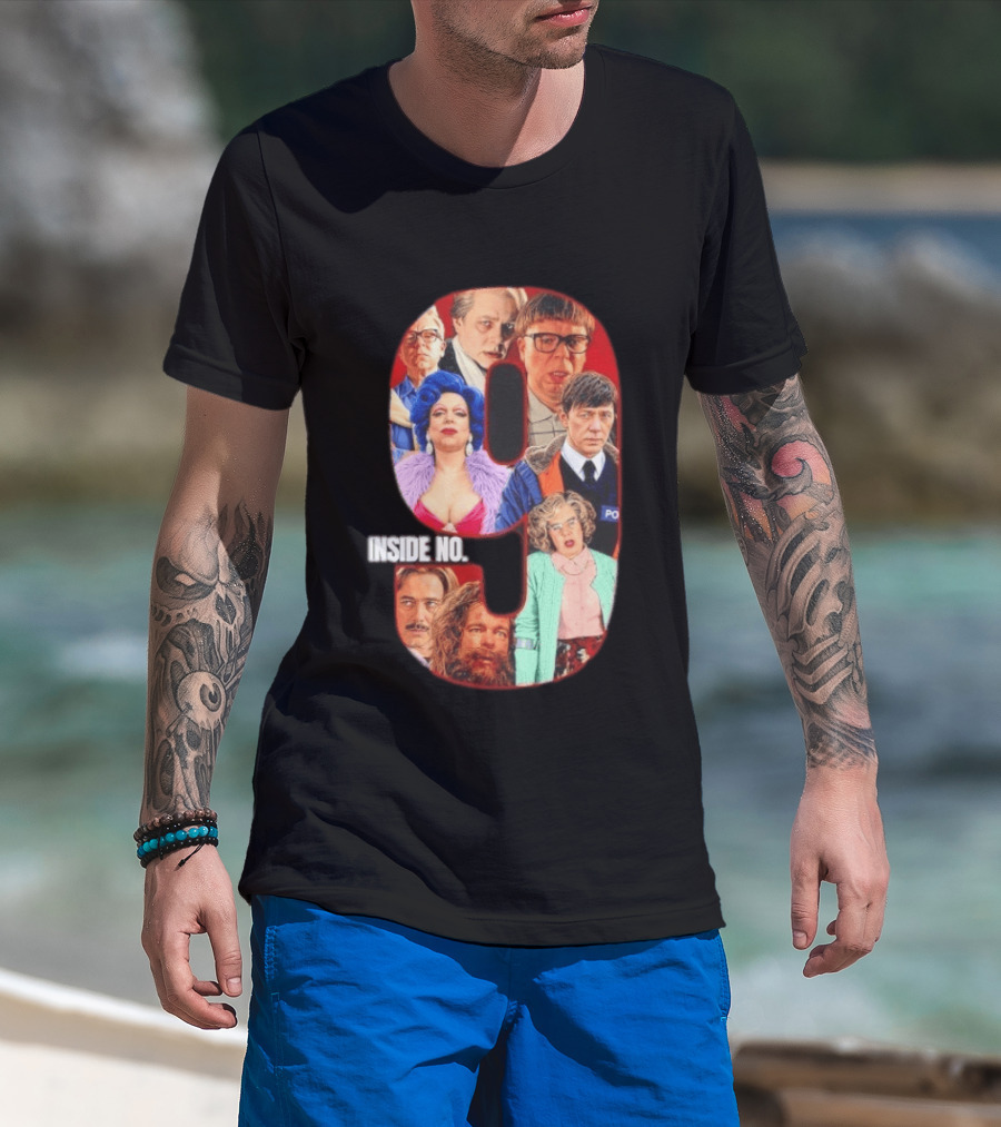 Inside No 9 TV Series Collage Reece Shearsmith Character Compilation T-Shirt