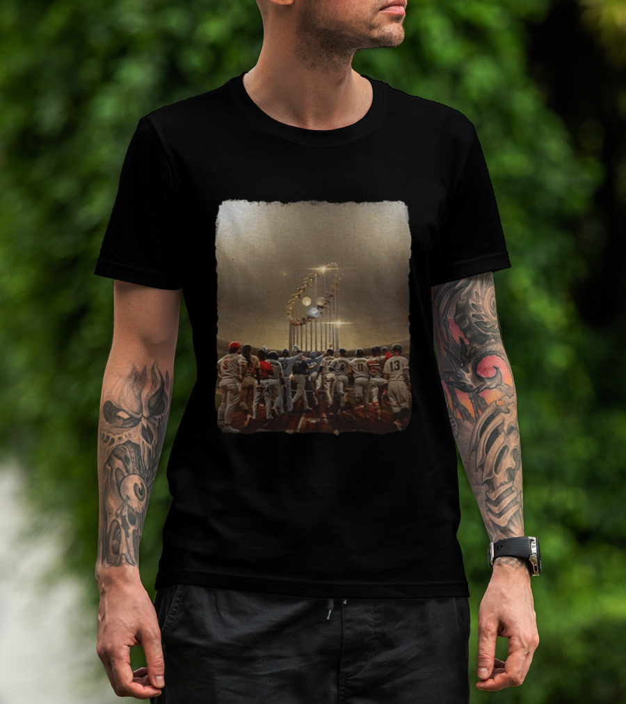 September Baseball Race To October Trophy MLB 2026 Players Journey Toward Championship Glory T-Shirt