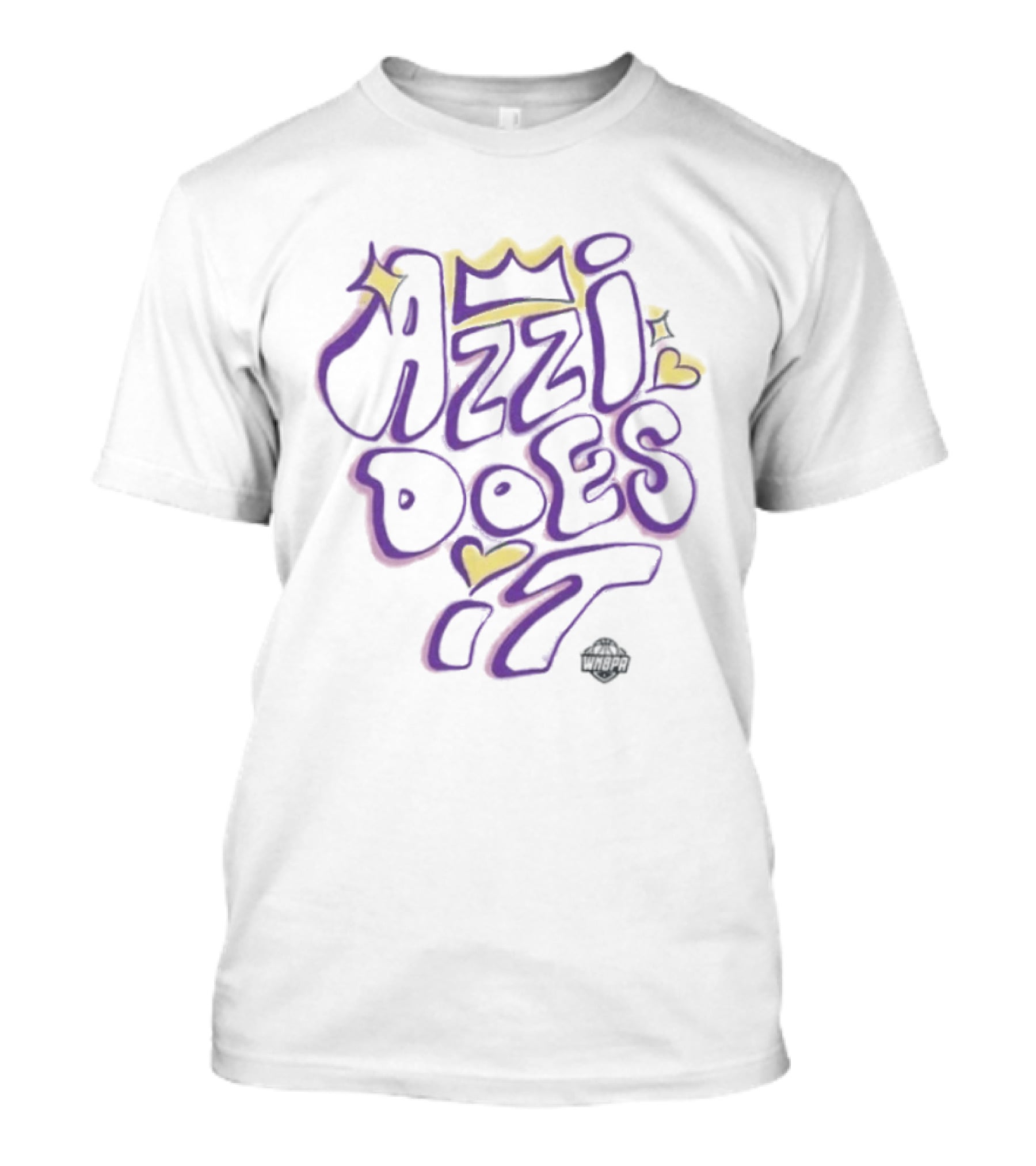 Azzi Fudd Azzi Does It Crown Heart Style Dallas Wings T-Shirt
