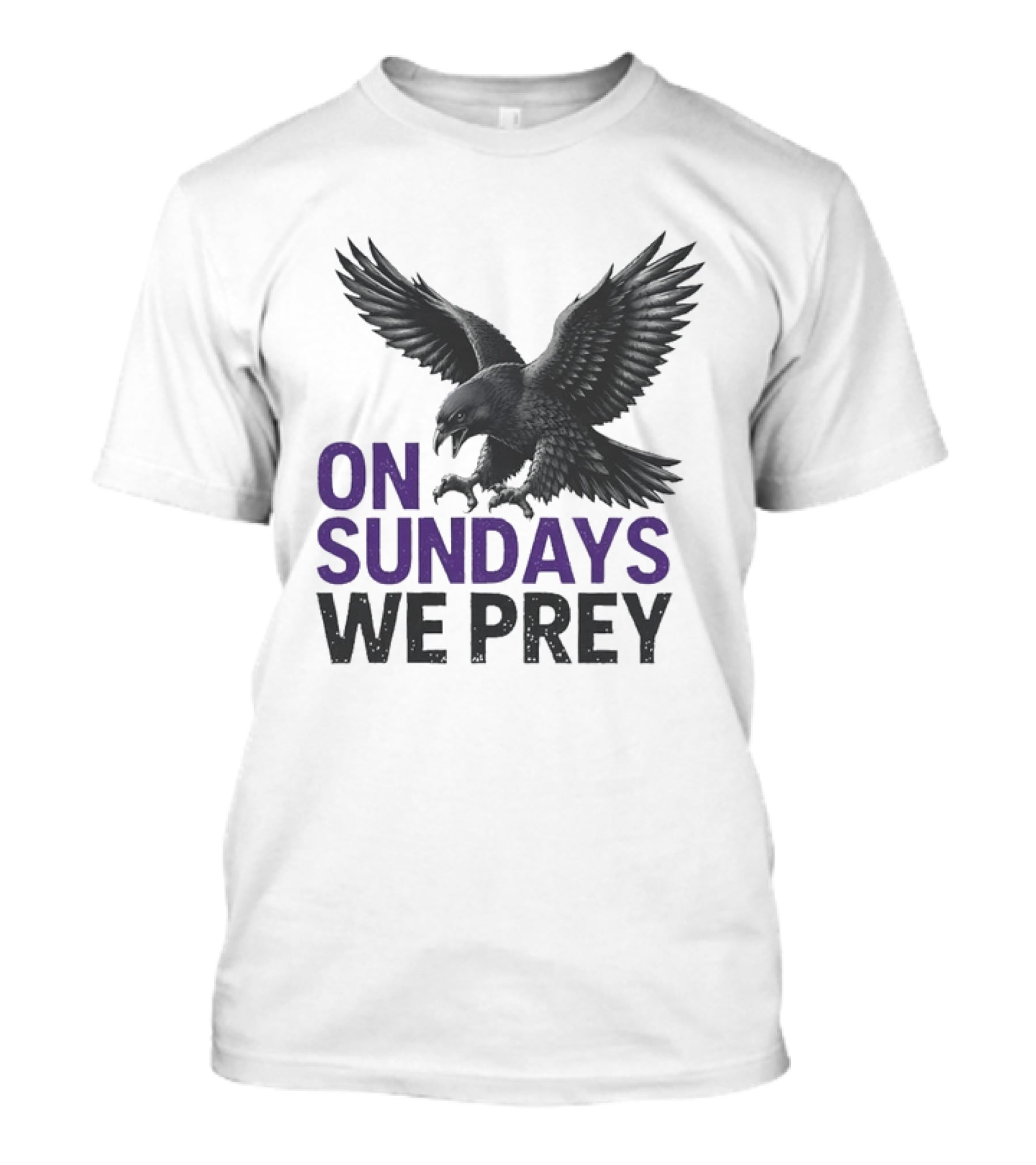 On Sundays We Prey Baltimore Ravens Football Fan T-Shirt