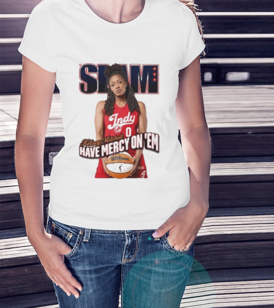 SLAM Indy Kelsey Mitchell Have Mercy On 'Em Basketball T-Shirt