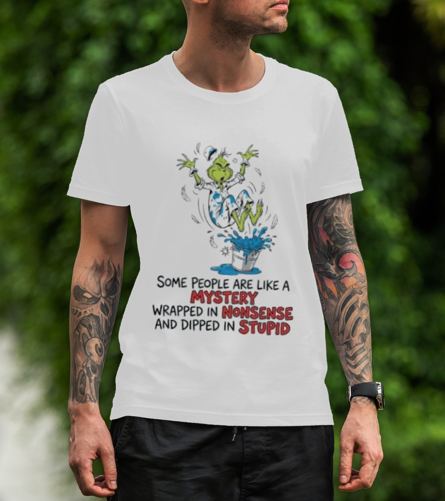 The Grinch Some People Are Like A Mystery Wrapped In Nonsense And Dipped In Stupid T-Shirt