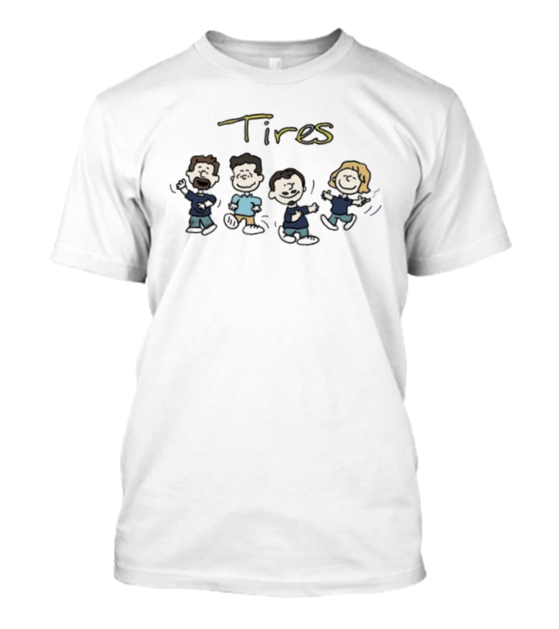 Tires Peanuts Comedy The Gang Shane Gillis T-Shirt