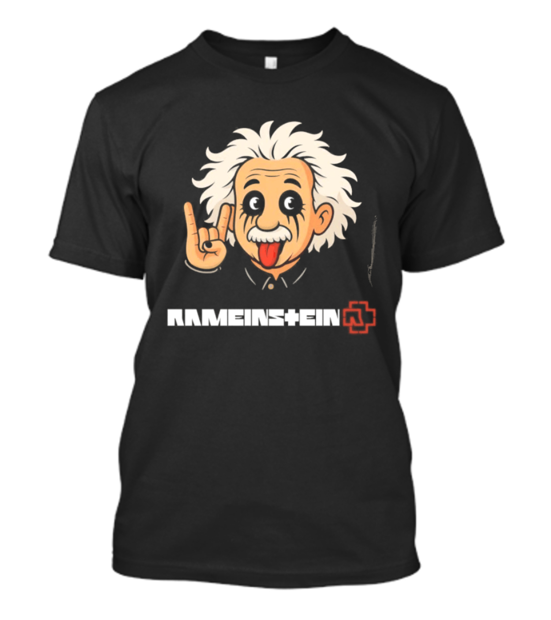 Rammstein Einstein Rock Metal Mashup Iconic Fusion T-Shirt