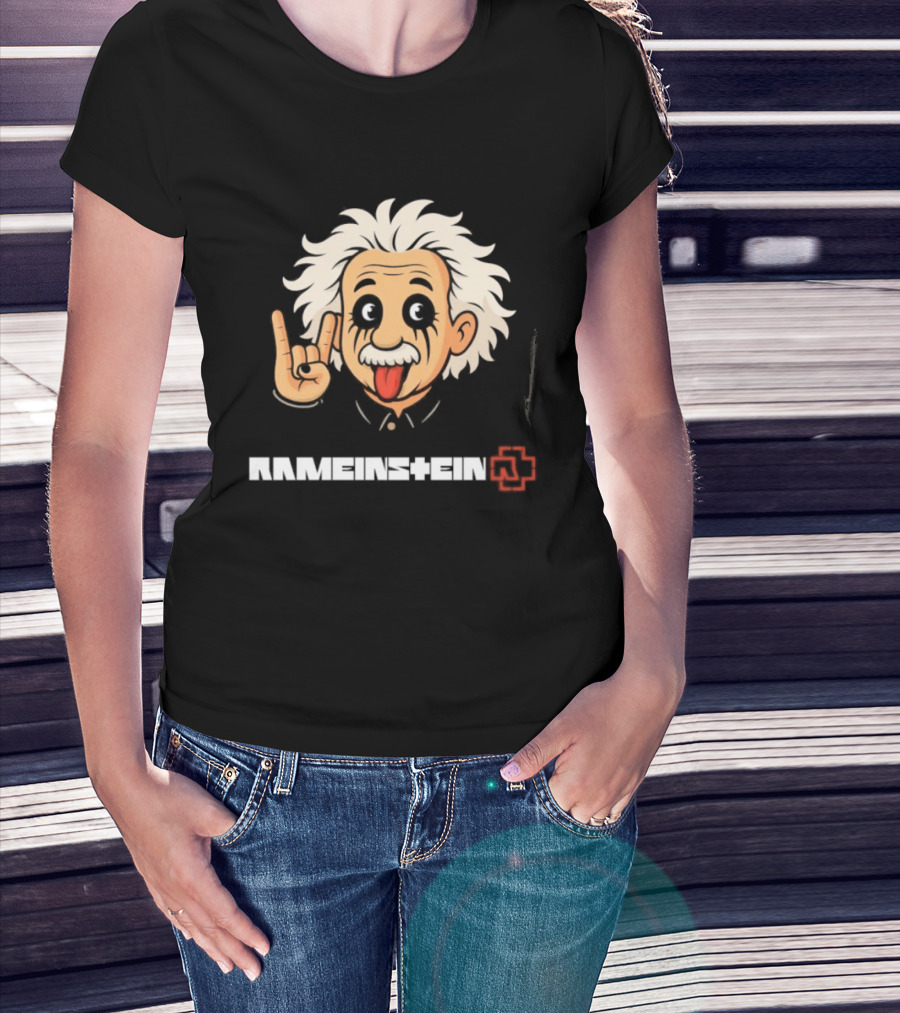 Rammstein Einstein Rock Metal Mashup Iconic Fusion T-Shirt