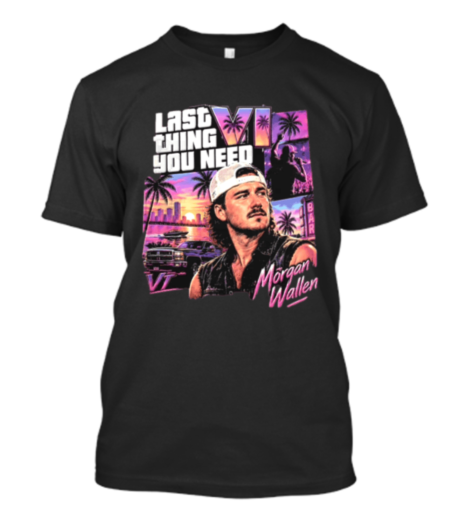 Morgan Wallen Last Thing You Need Miami Vice T-Shirt